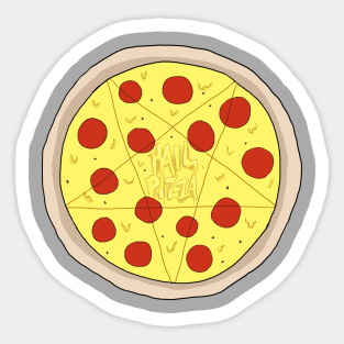 hail pizza Sticker